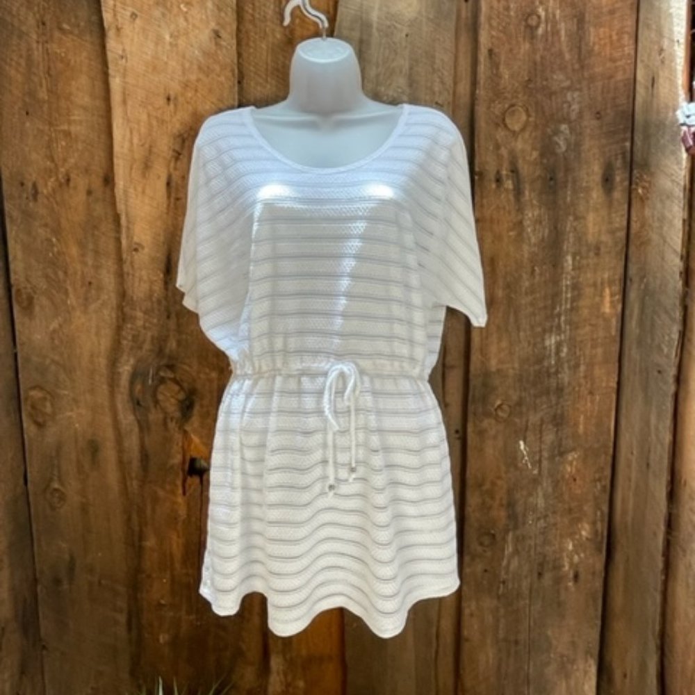 J Valdi White Swimsuit Cover Up - Size Small